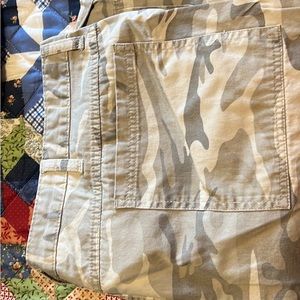 Men’s wrangler camo shirts, size 46. Worn but in good condition
